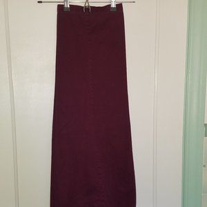 Haband! Burgandy Twill Elastic Waist Pull-On Pants with Pockets – Size 18P